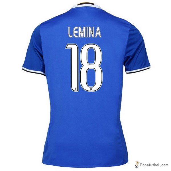 Camiseta Juventus Replica Segunda Ropa Lemina 2016/17 Azul